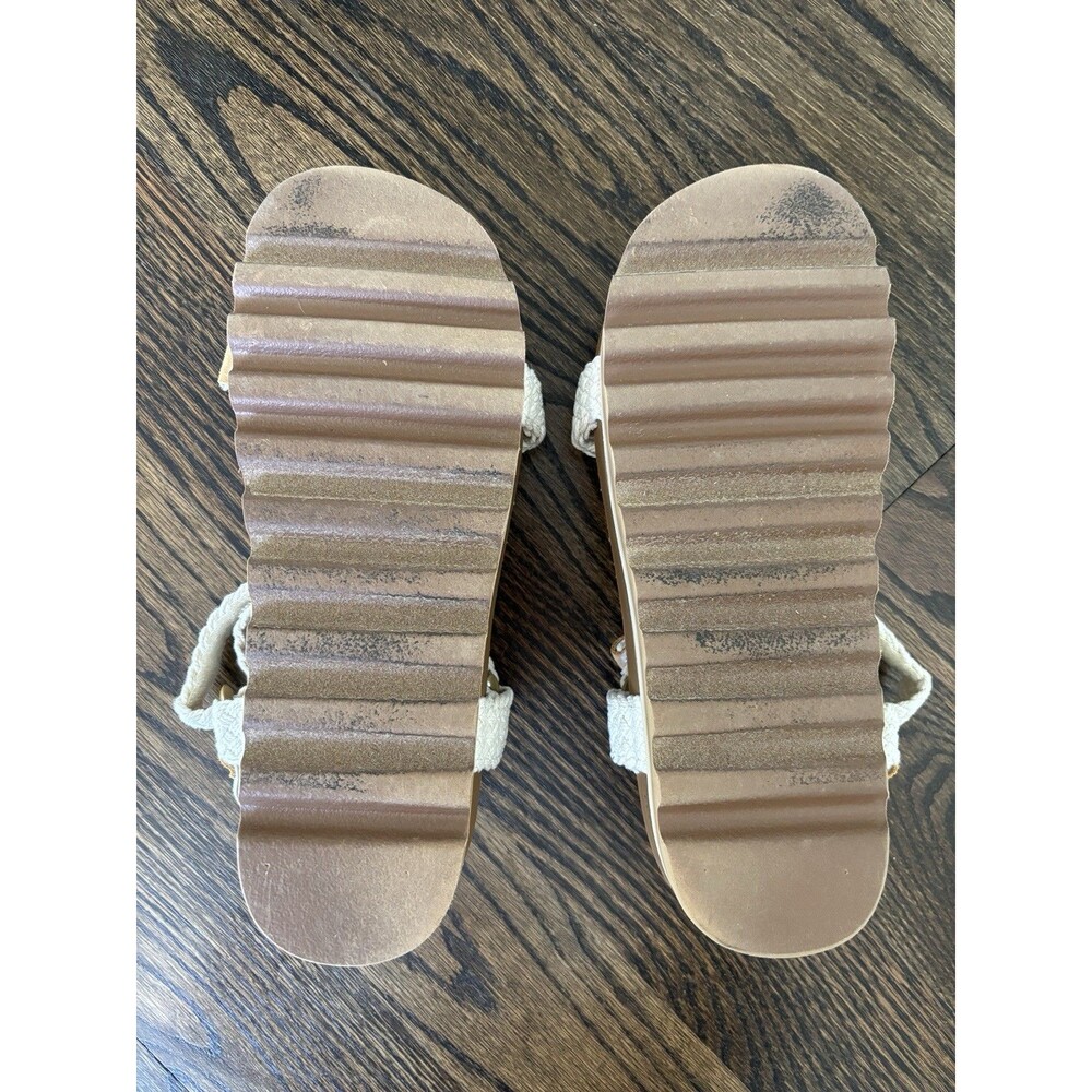 Reef Cushion Rem Hi Sandals Women 9 Slingback Whisper White Beach Travel - Picture 5 of 7